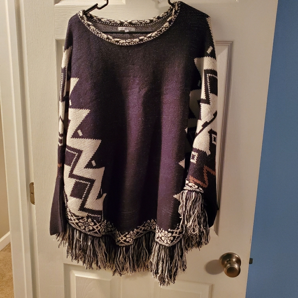 Charlotte Russe Poncho Sweater